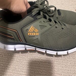 RBX Men’s Athletic Sneakers | Size 10.5 | Olive Green | Excellent Condition